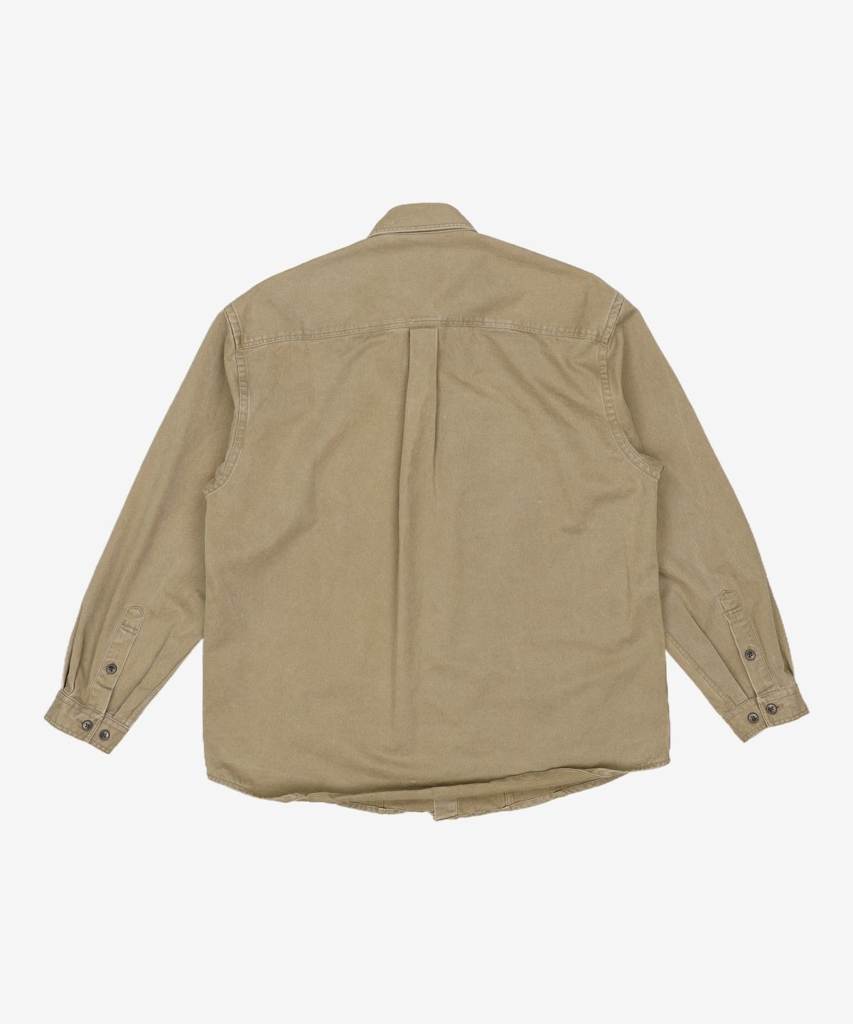 프리즘웍스(FRIZMWORKS) FADED COTTON TRUCKER SHIRT _ KHAKI M