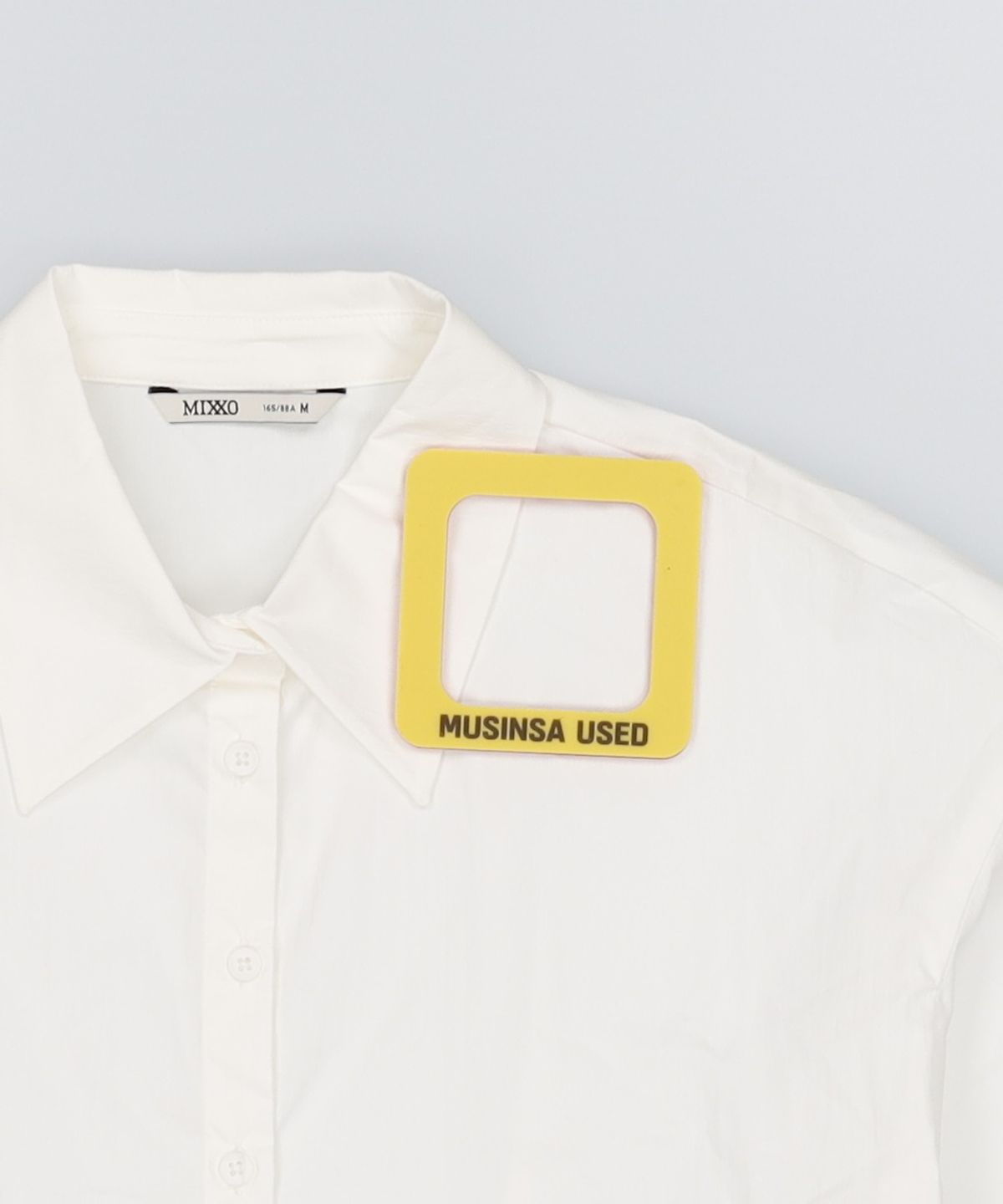 미쏘(MIXXO) 초크롭 셔츠_MIWYWE302G M