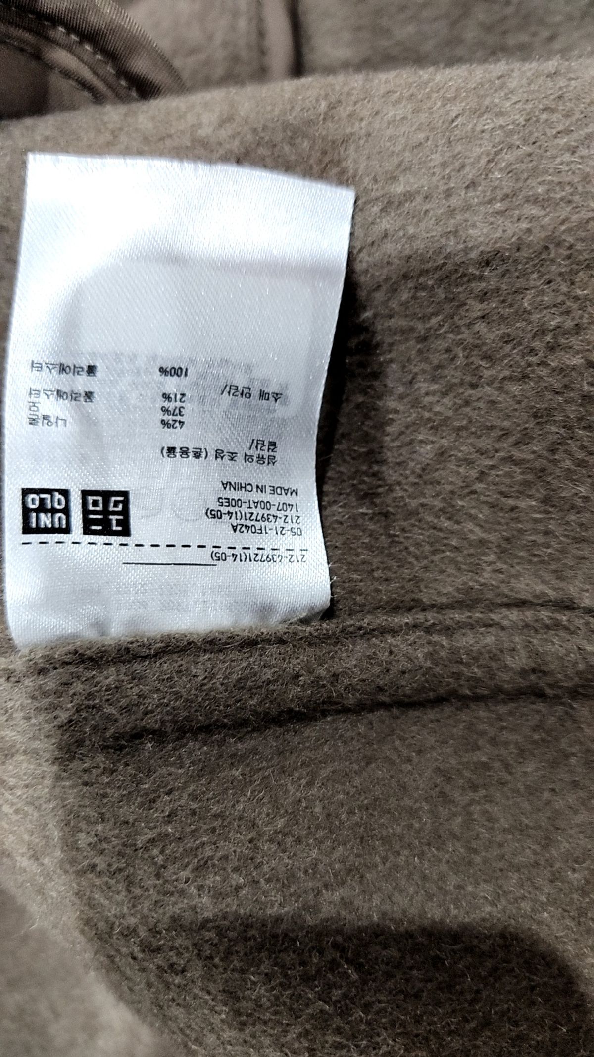 유니클로(UNIQLO) 겨울 기타 코트 M