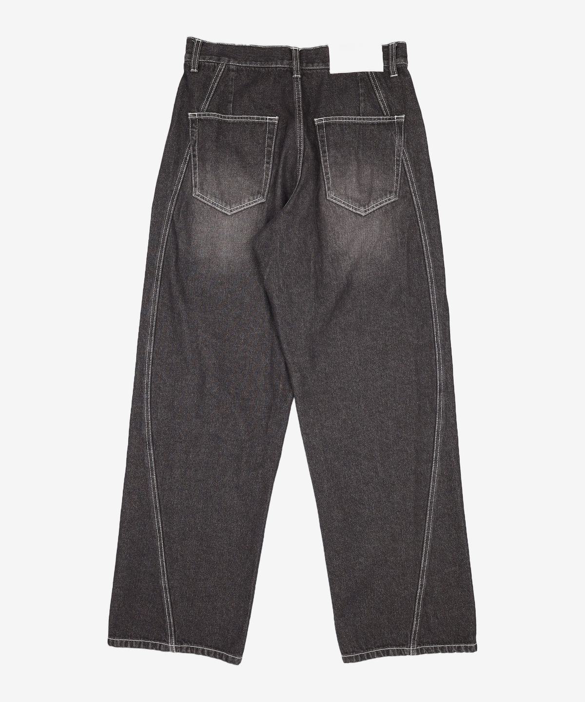 데케트(DECET) Curved Wide Jeans DCPT033Black 28