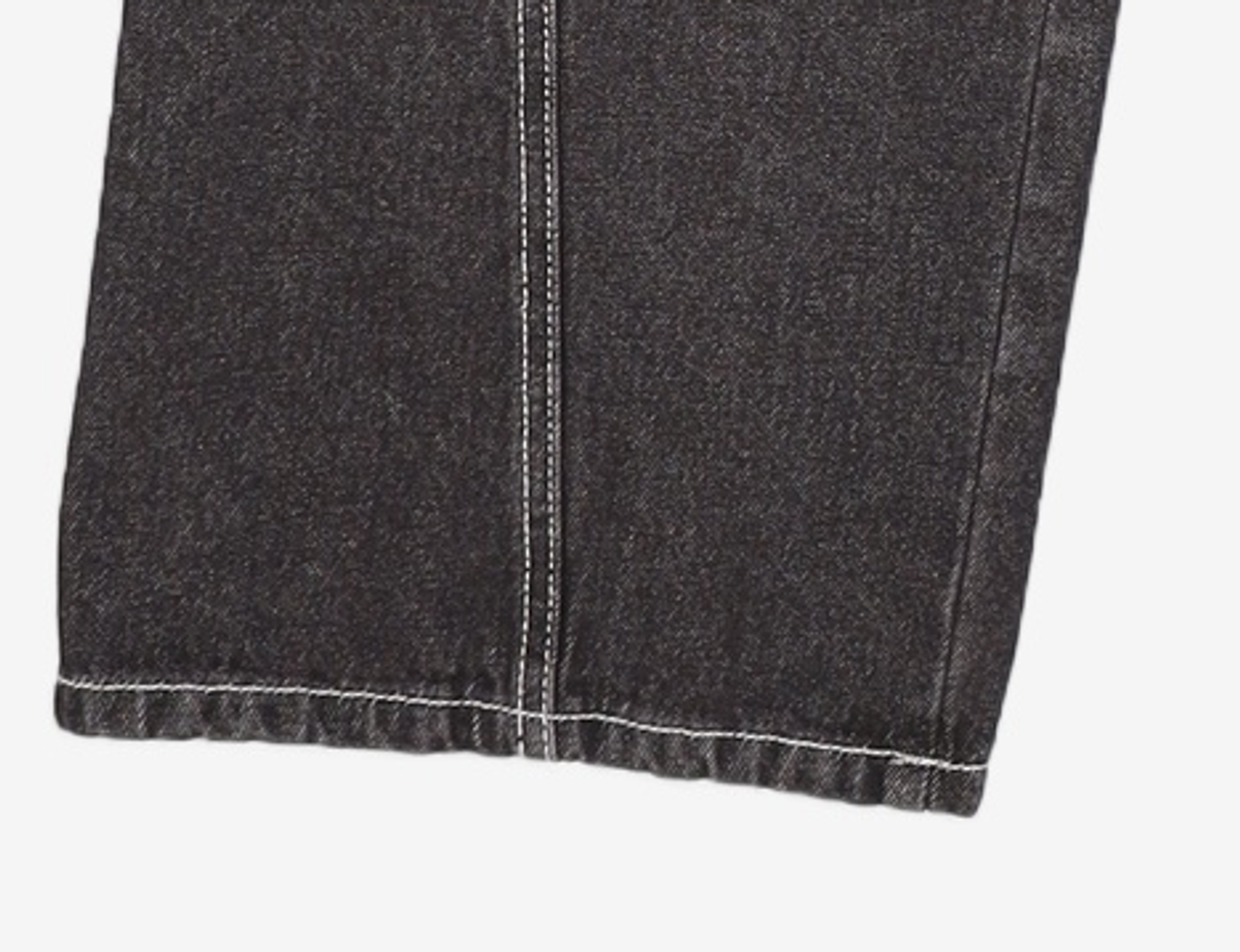 데케트(DECET) Curved Wide Jeans DCPT033Black 28