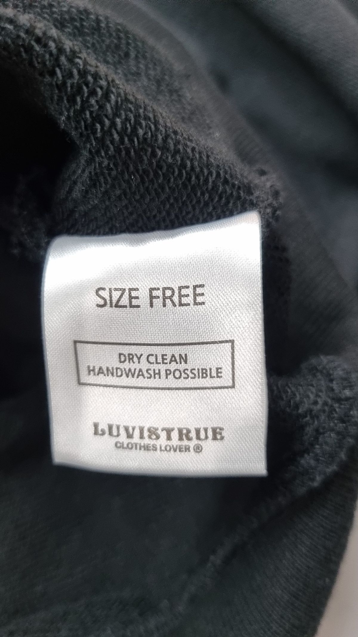러브이즈트루(LUVISTRUE) 후드 집업 FREE
