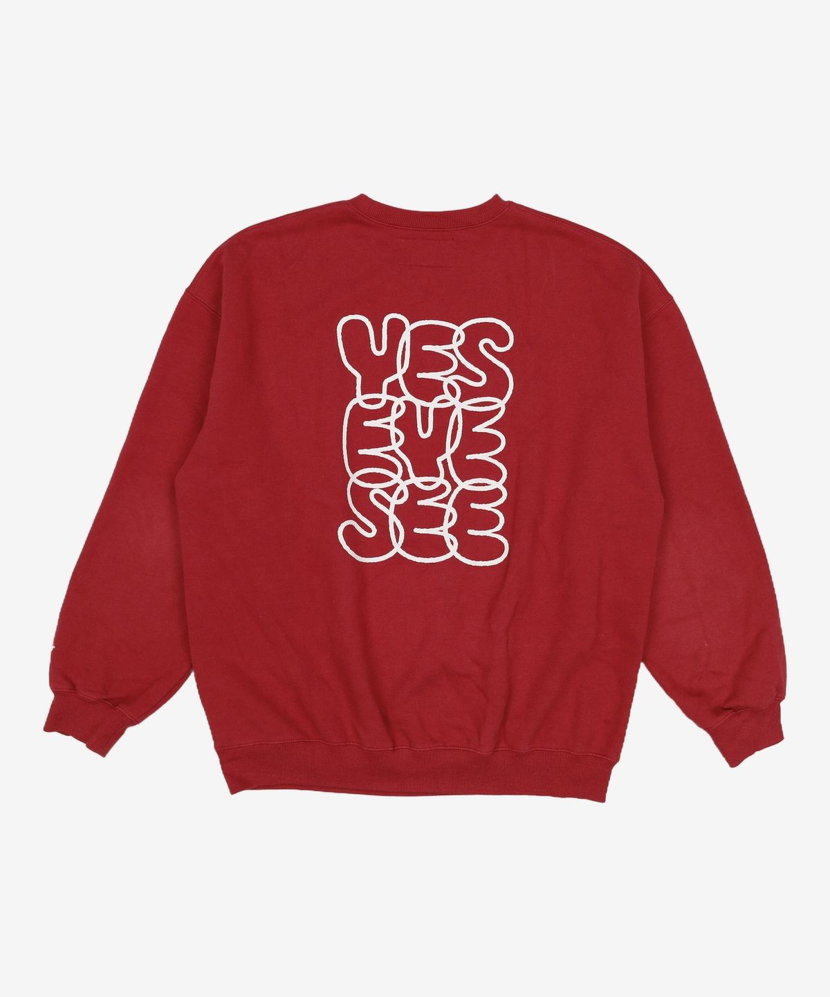 예스아이씨(YESEYESEE) C-Logo Sweatshirt Brick Red L