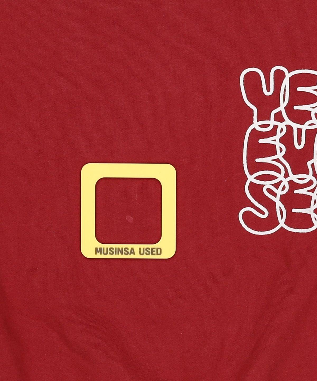 예스아이씨(YESEYESEE) C-Logo Sweatshirt Brick Red L