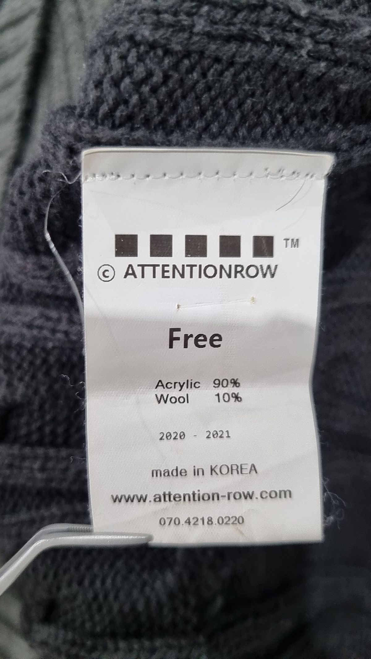 어텐션로우(ATTENTIONROW) 니트/스웨터 FREE