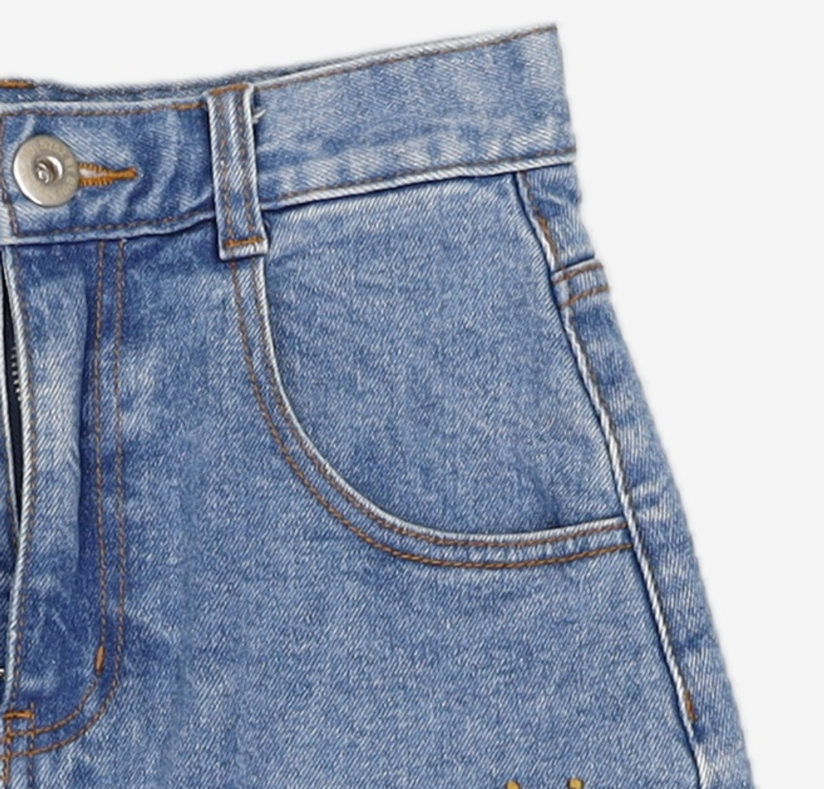 오아이오아이 컬렉션(OIOI COLLECTION) DENIM MINI SKIRT [BLUE] S