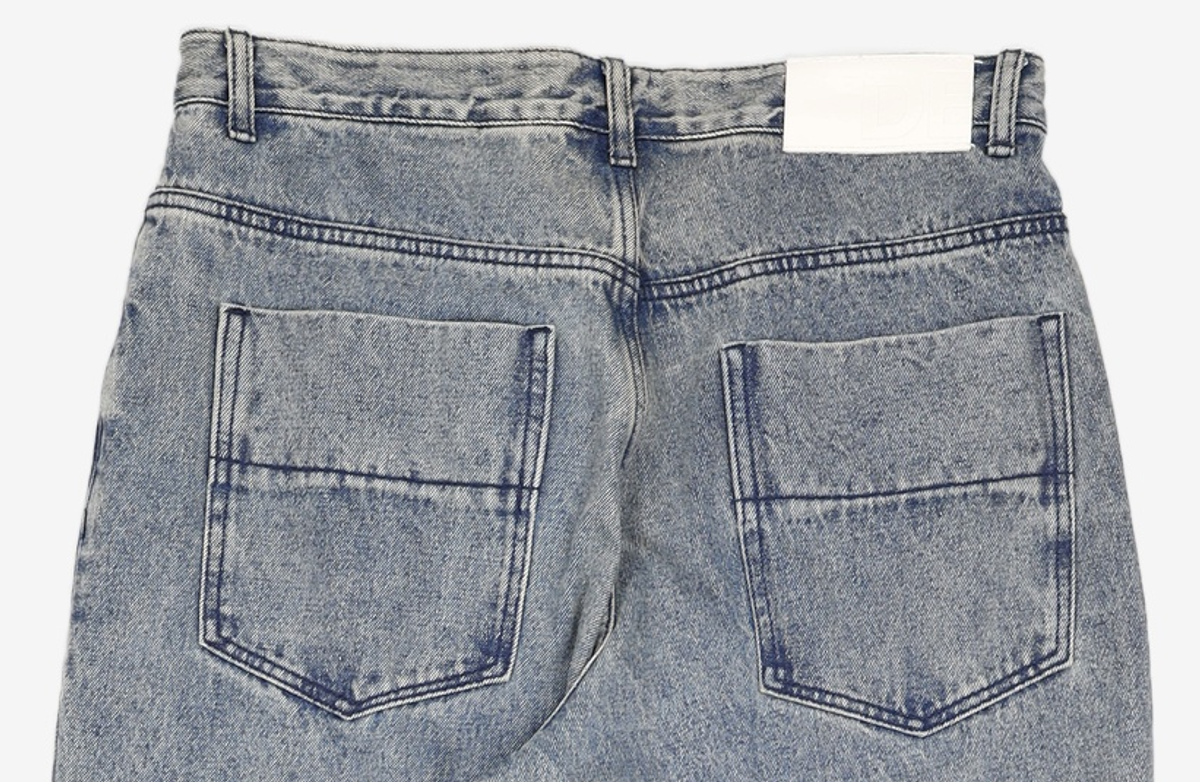 데케트(DECET) Mid Rise Wide Jeans DCPT027CRBlue2 32