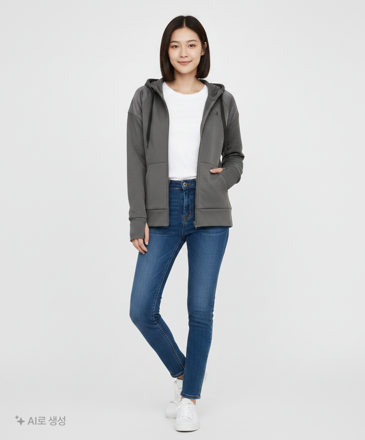 노스페이스(THE NORTH FACE) 후드 집업 S