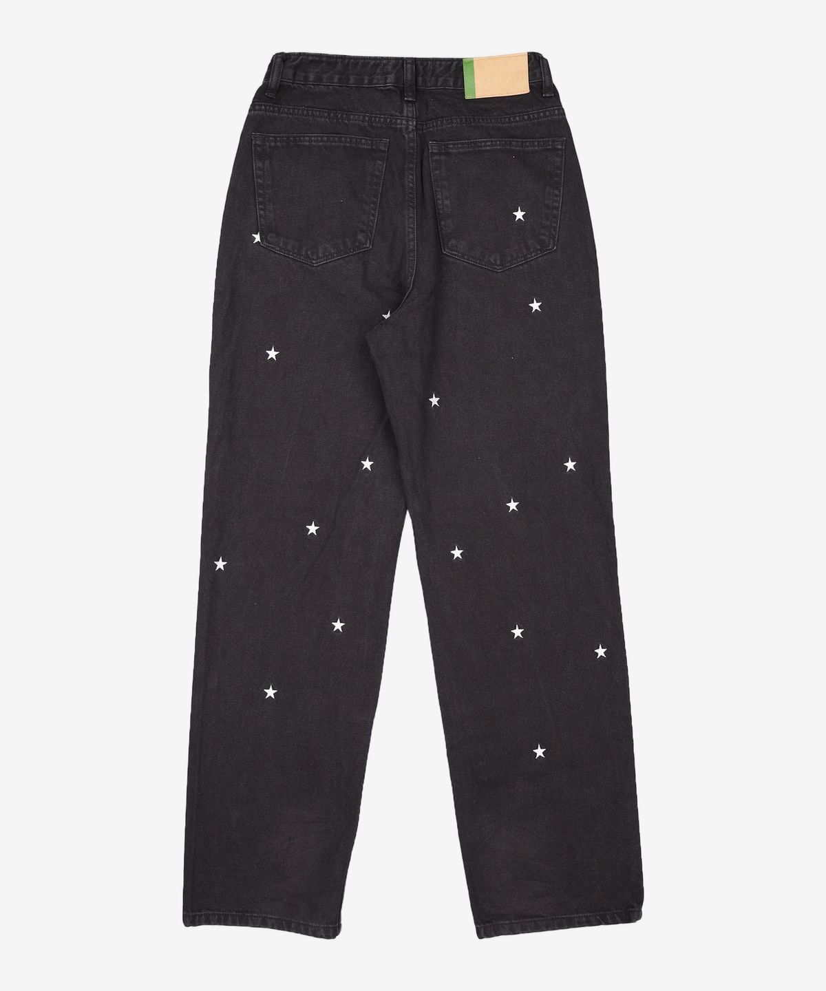 데이지신드롬(DAISY SYNDROME) STRAIGHT STAR DENIM PANTS / Black 1