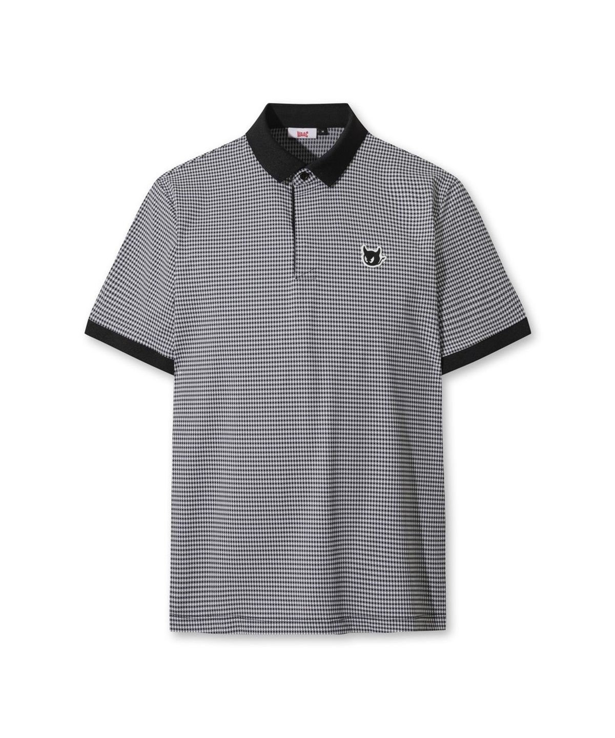 왁(WAAC) WAACKY Check Pattern Polo WMTCM26207BKX
