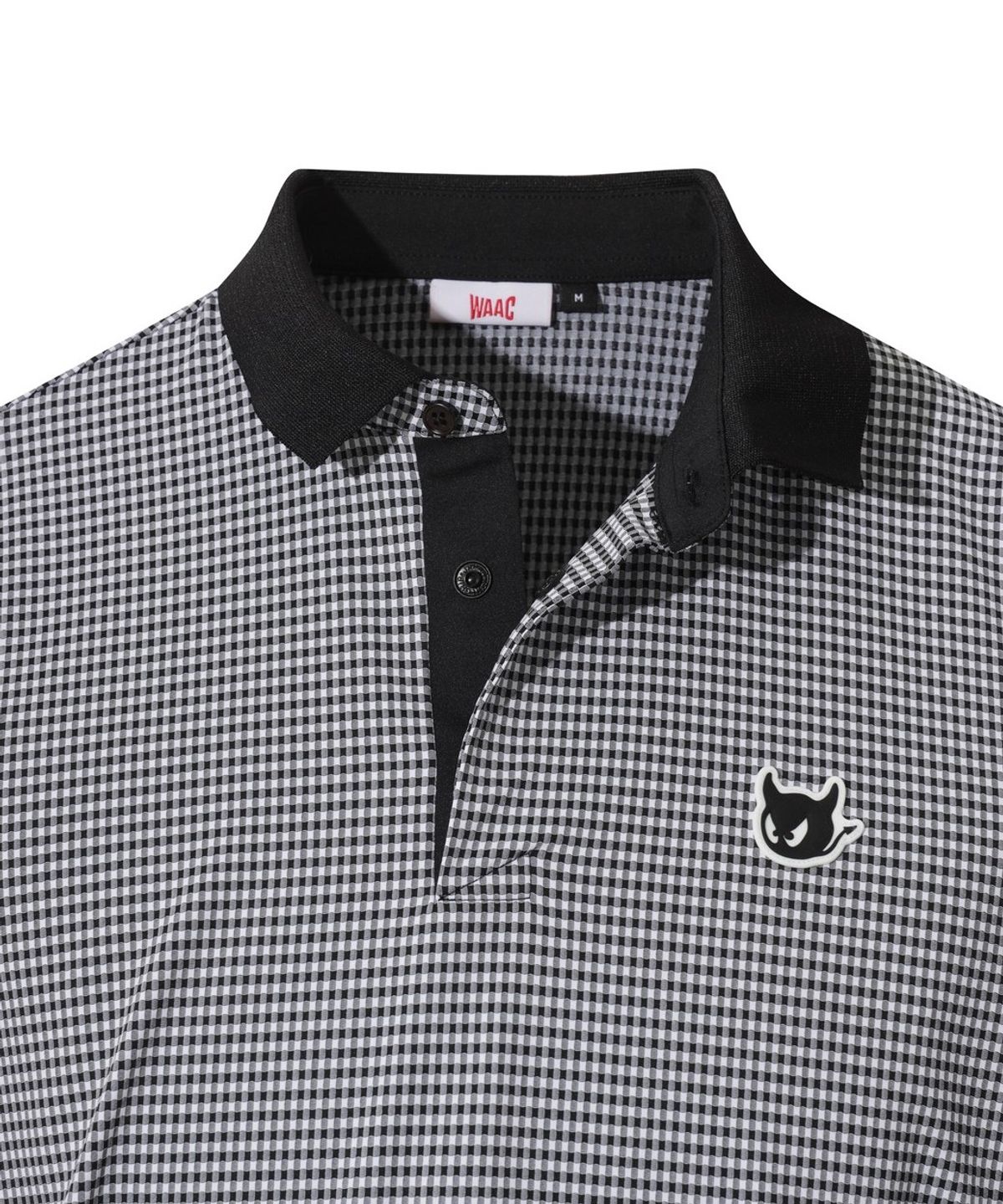 왁(WAAC) WAACKY Check Pattern Polo WMTCM26207BKX