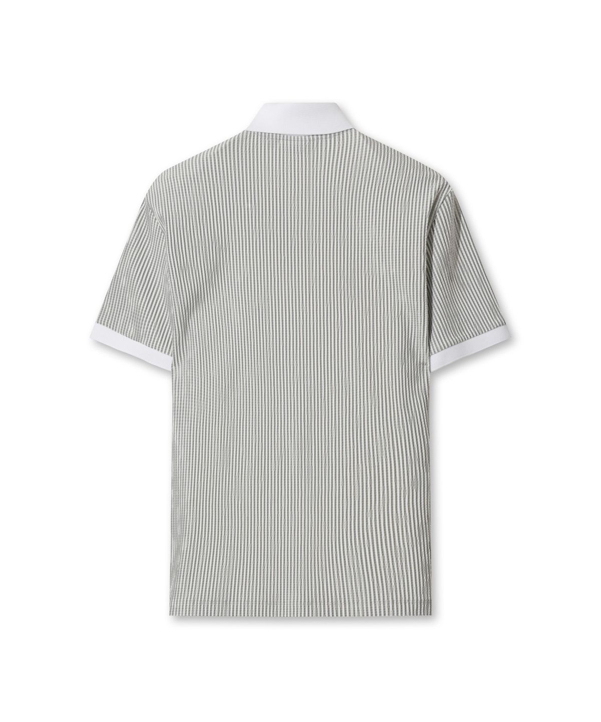 왁(WAAC) WAACKY Seersucker Polo WMTCM26304GYL