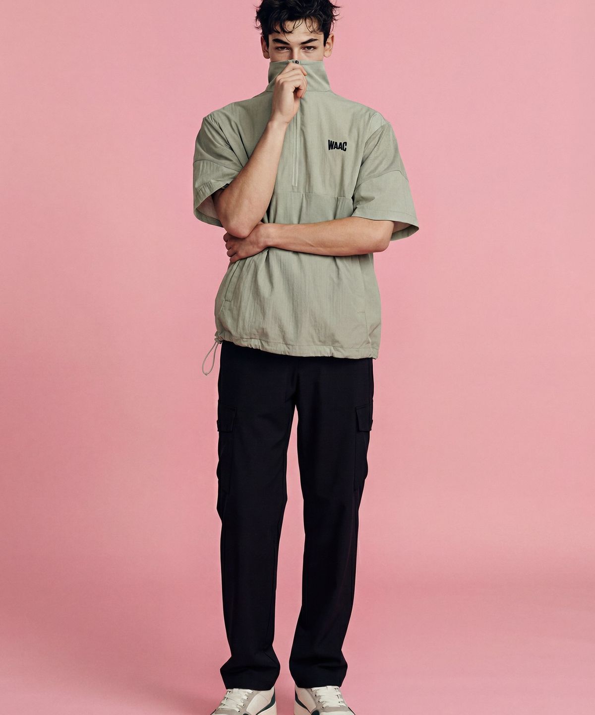 왁(WAAC) Men Tricot Jogger Pants WMPNM26201BKX