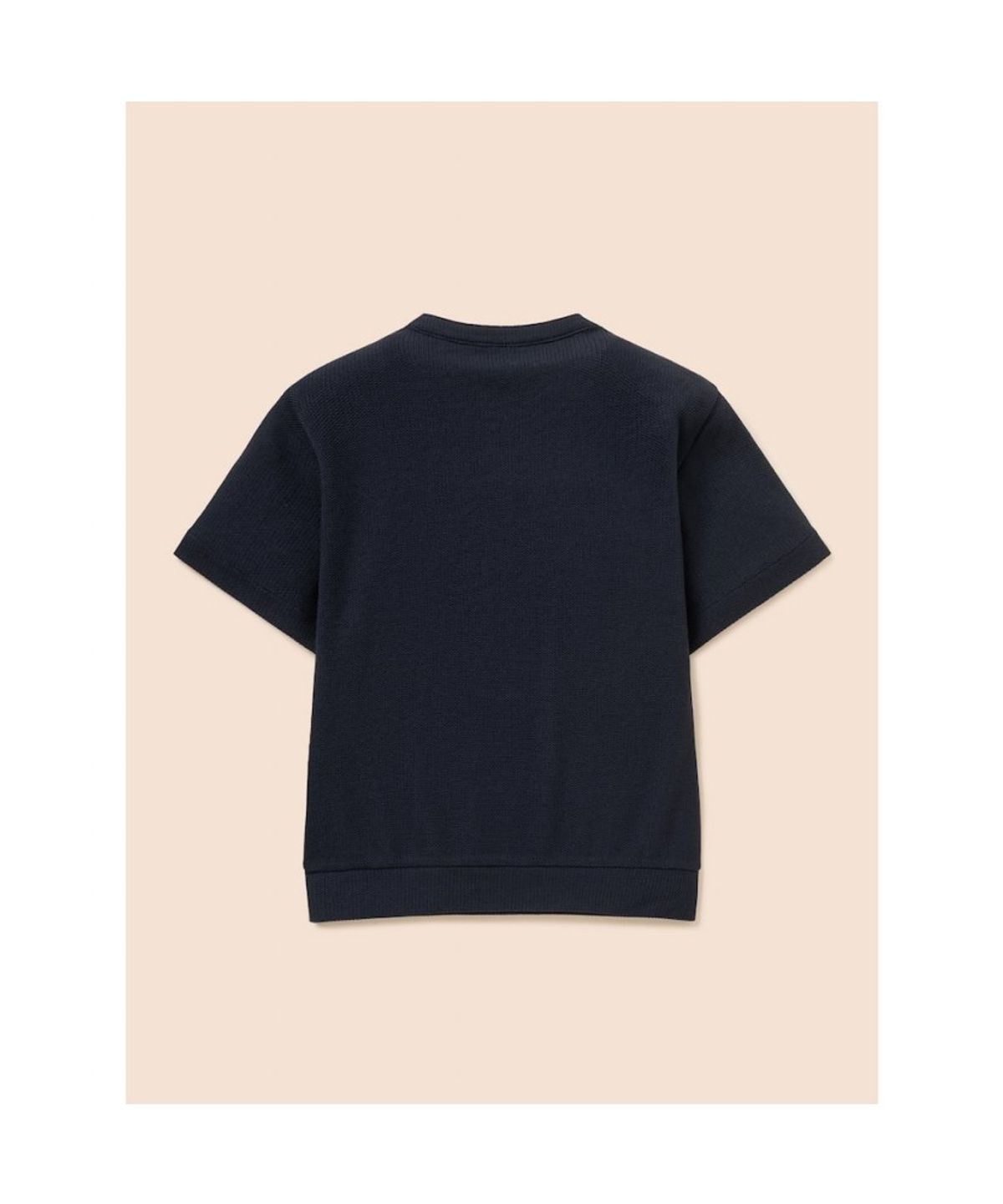 빈폴 키즈(BEANPOLE KIDS) 헨리넥 반팔 티셔츠  네이비 (BI6742U09R)
