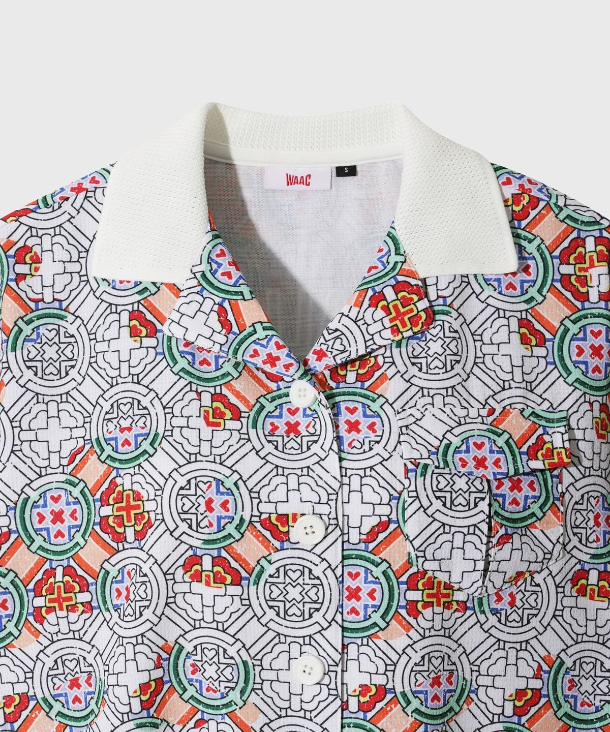 왁(WAAC) [WAAC X EG1] Women Air Dot Shirts WWTCA26540WHX