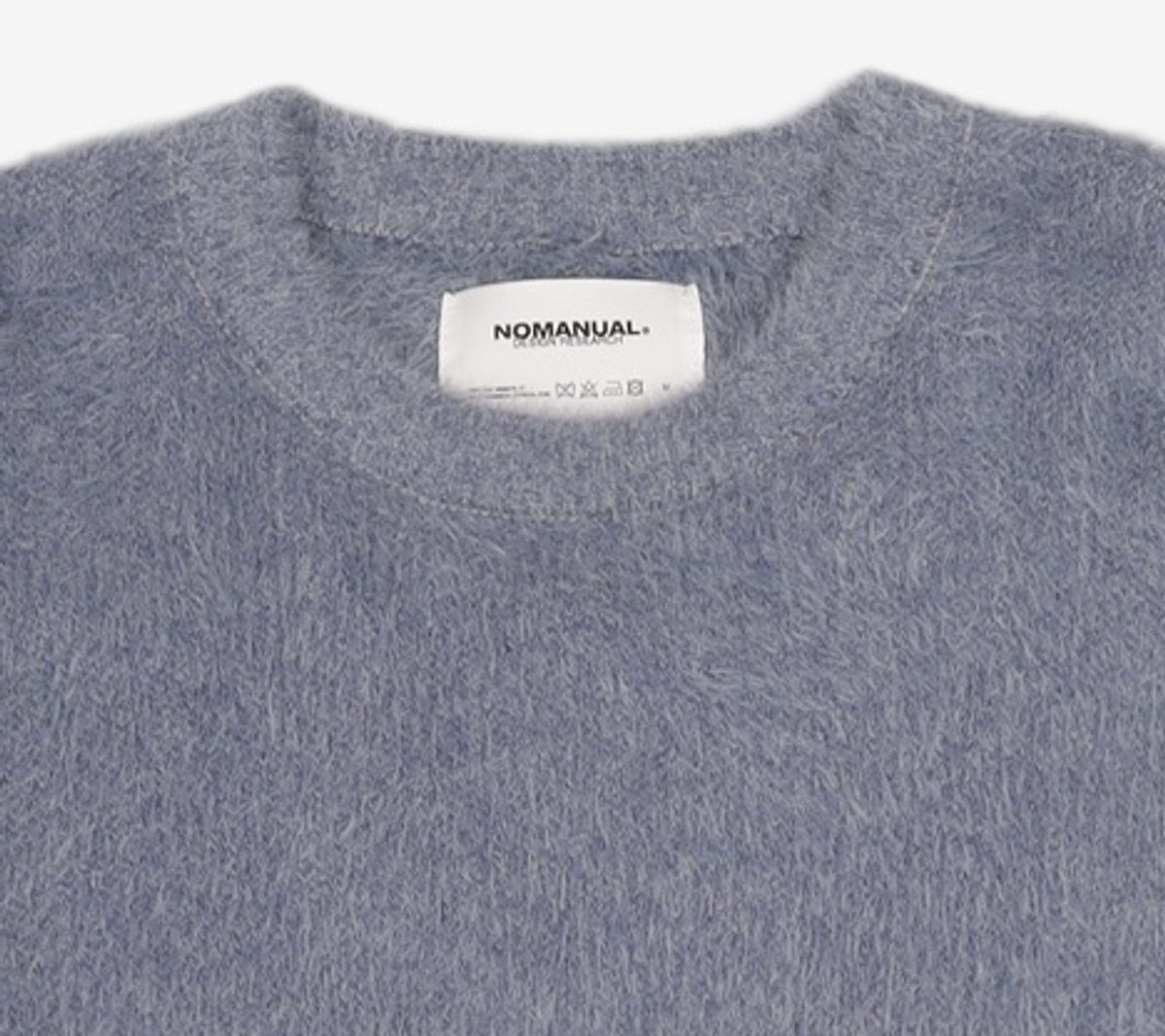 노매뉴얼(NOMANUAL) (시그니처종료)CROPPED HAIRY KNIT - 5 COLOR M