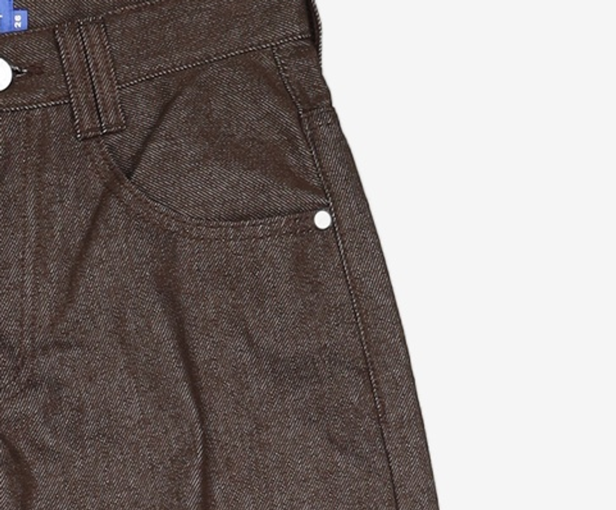 데케트(DECET) Mid Rise Wide Jeans DCPT027AshBlack 26