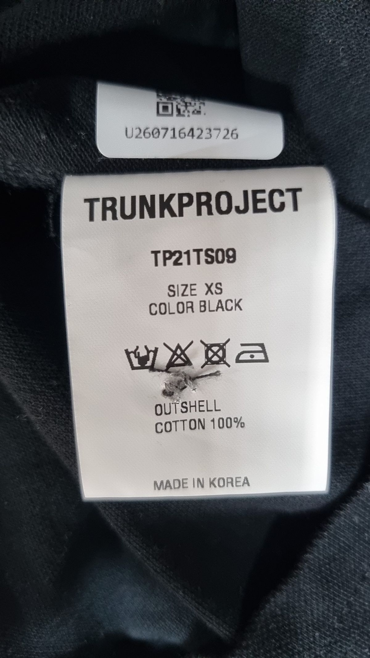 트렁크프로젝트(TRUNK PROJECT) Ballooned Sleeves PK Shirt_Black XS