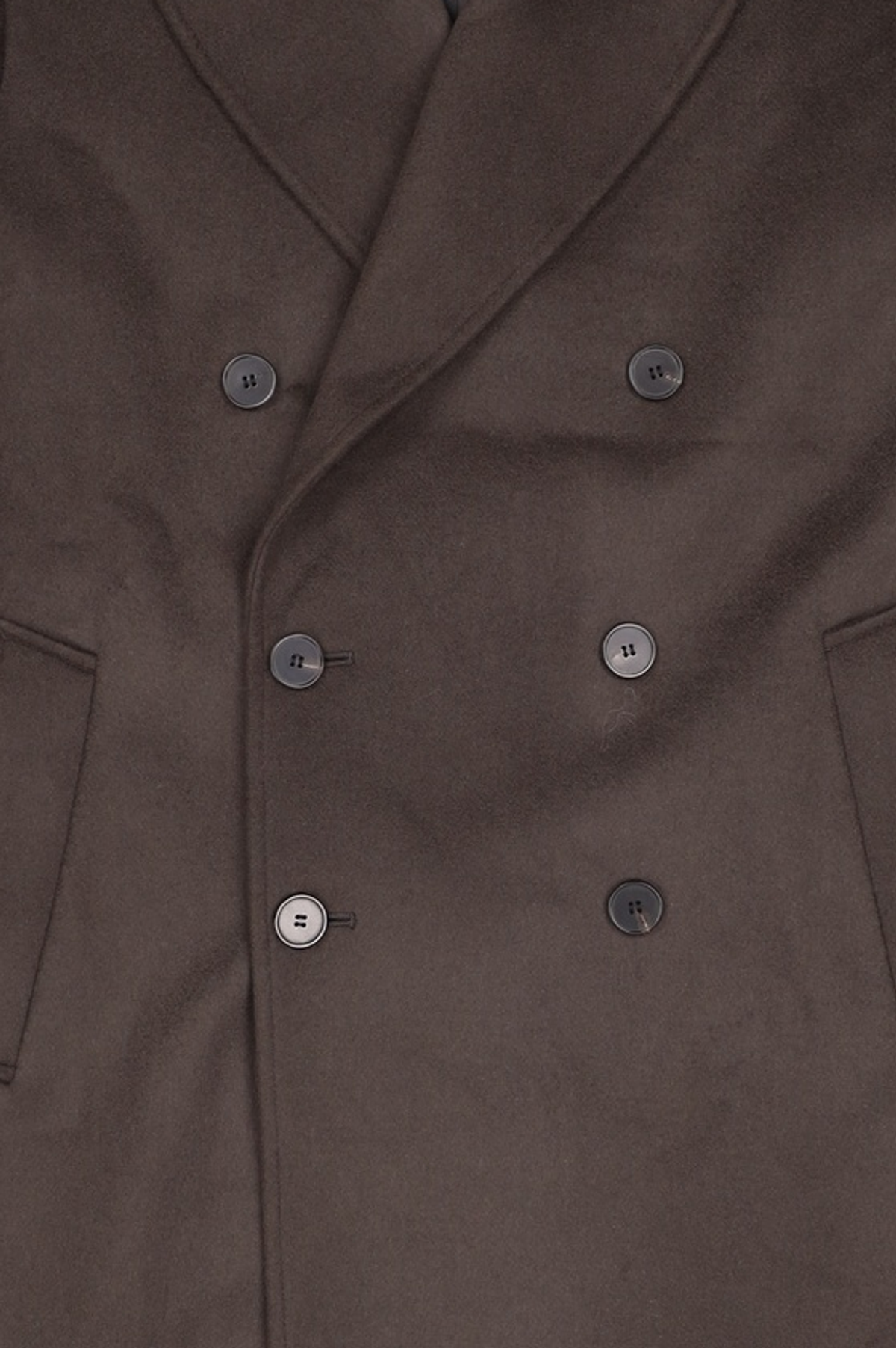 인사일런스(INSILENCE) BF_캐시미어 더블 롱 코트 BLACK S