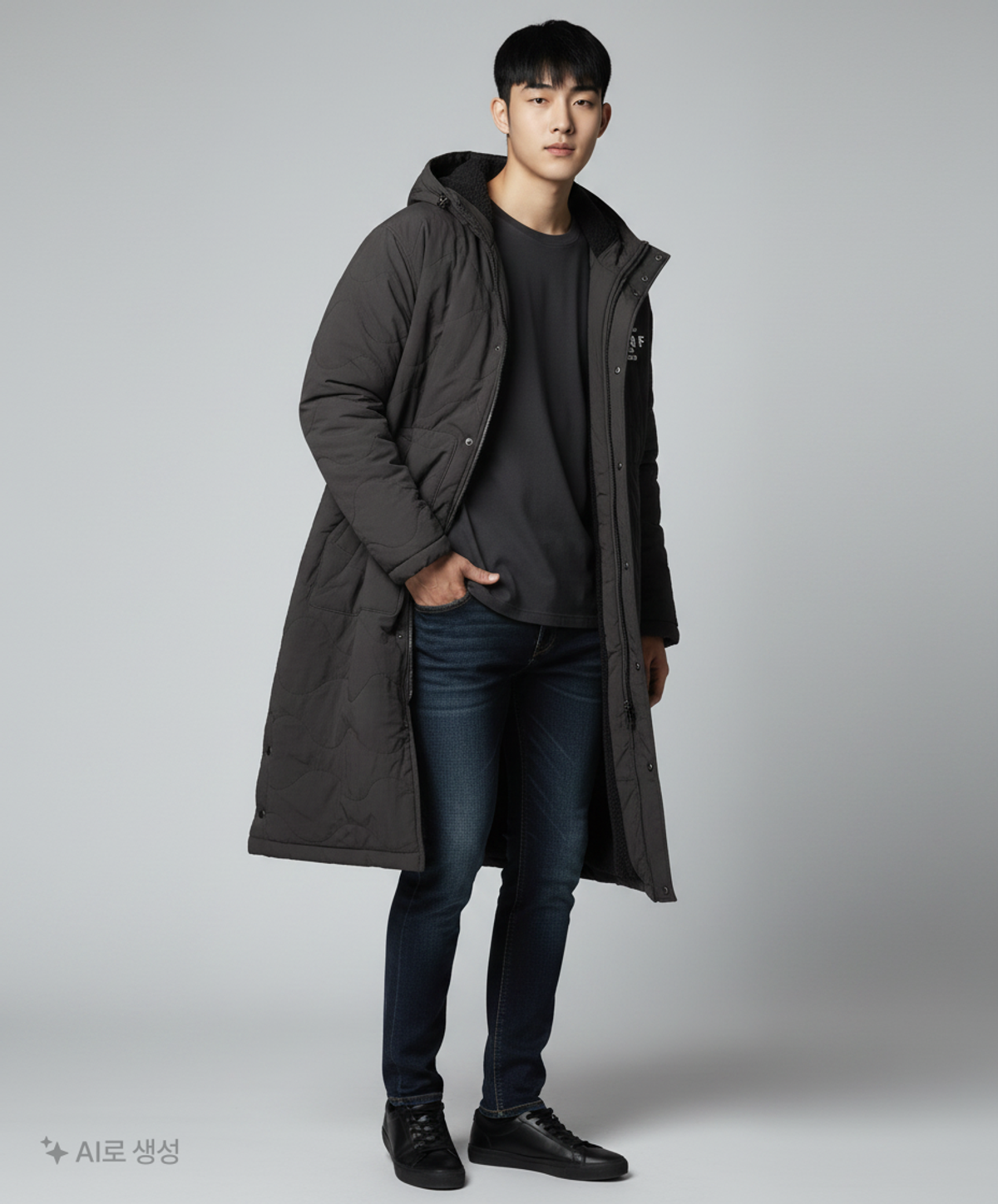 배럴(BARREL) 롱 패딩/롱 헤비 아우터 L
