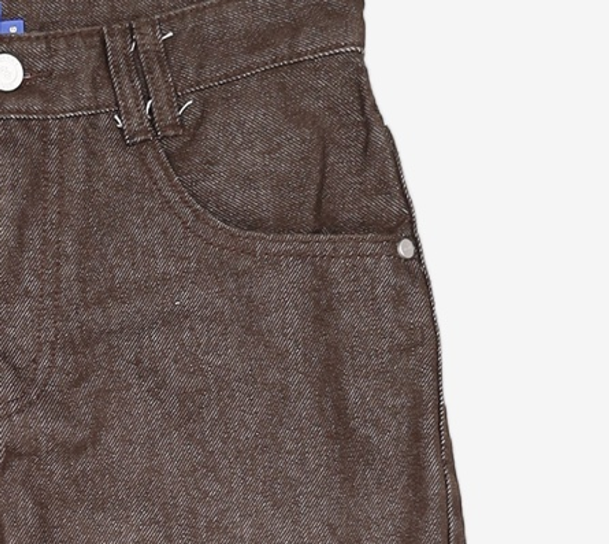 데케트(DECET) Mid Rise Wide Jeans DCPT027CPBrown 26