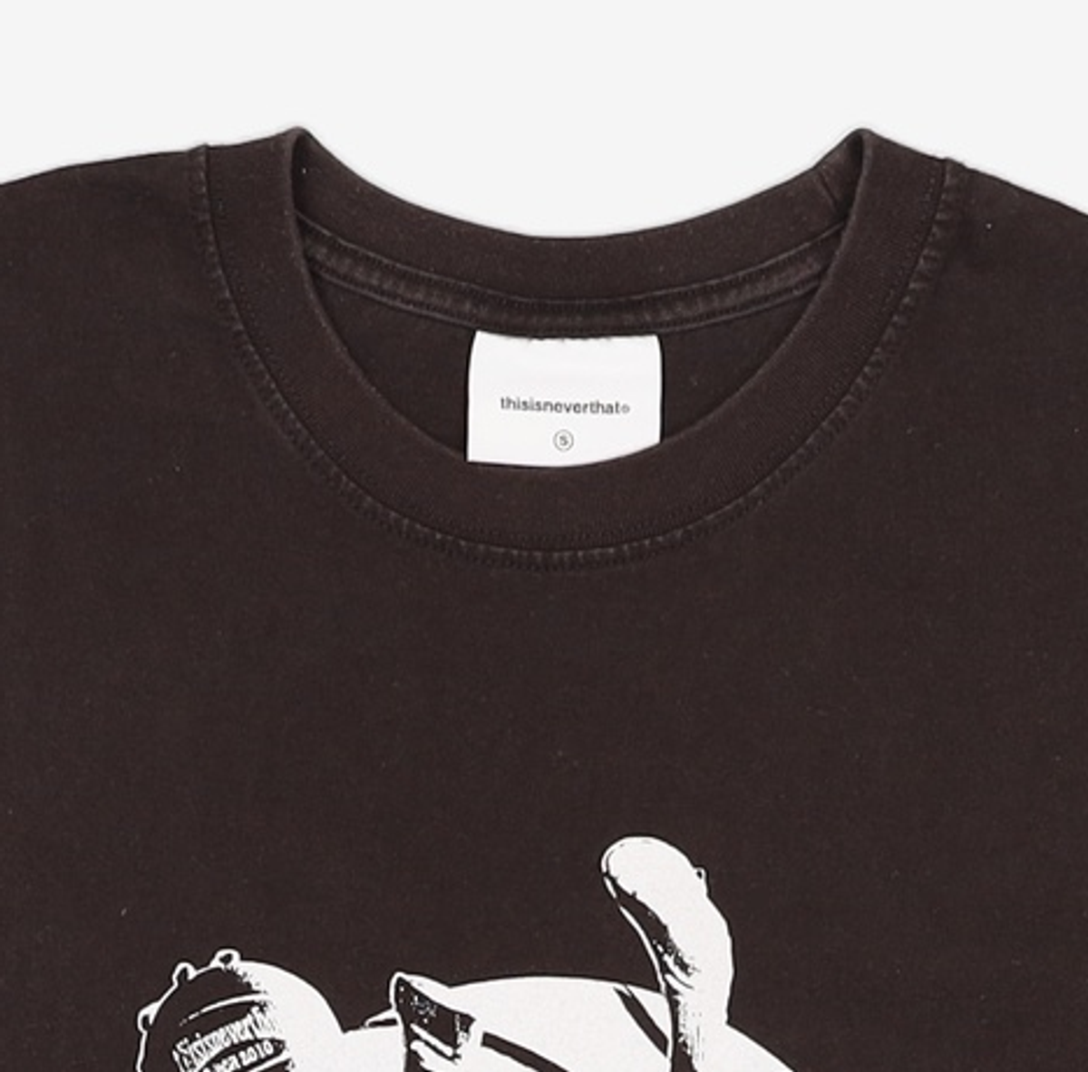 디스이즈네버댓(THISISNEVERTHAT) Dunk Tee Black S
