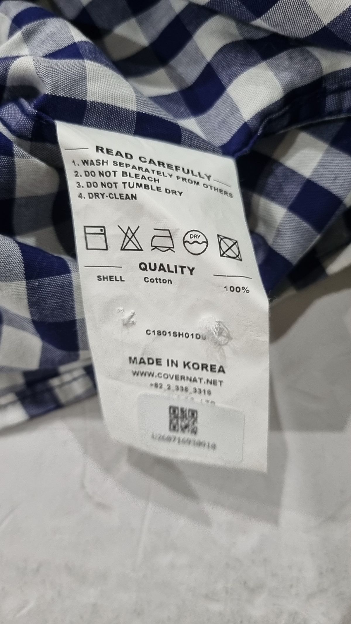 커버낫(COVERNAT) 캐주얼 셔츠 L