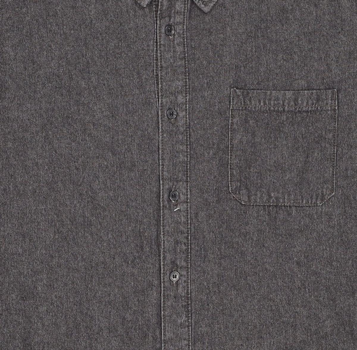 드로우핏(DRAW FIT) 오버사이즈 인디고 워싱 데님 셔츠 [BLACK] M