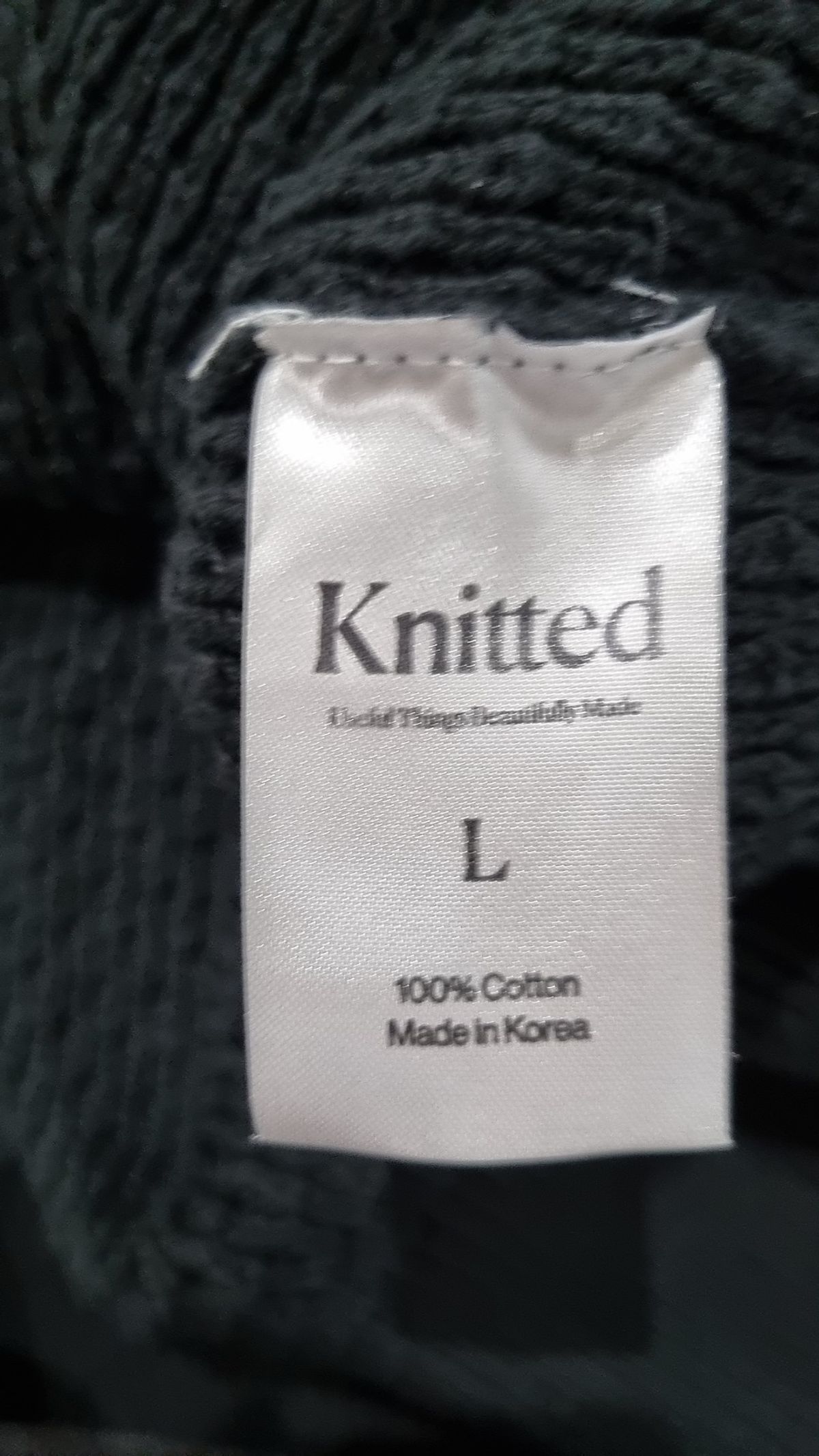 니티드(KNITTED) 니트/스웨터 L
