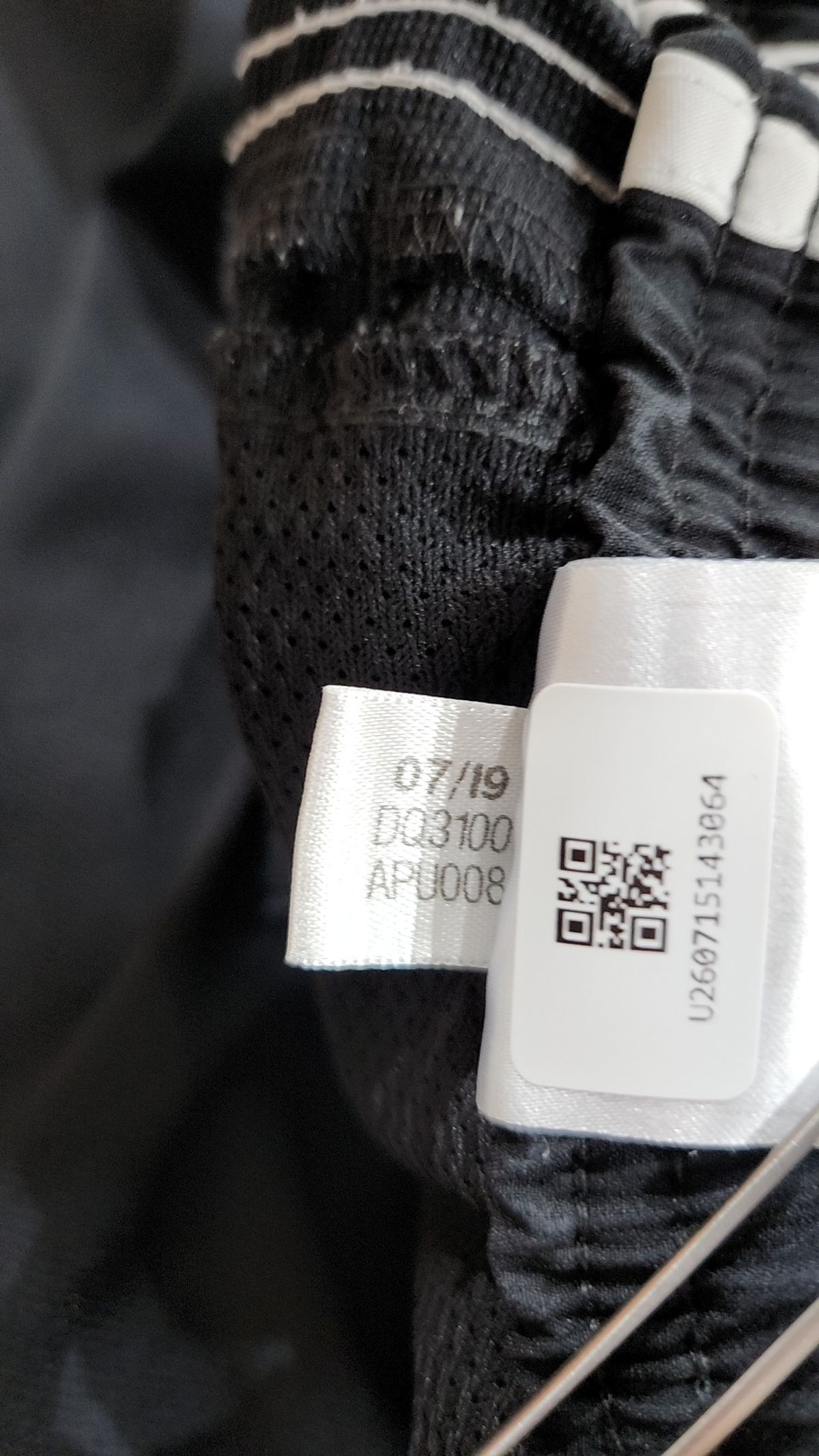 아디다스(ADIDAS) 에센셜 3S 윈드 팬츠 - 블랙:화이트 / DQ3100 L