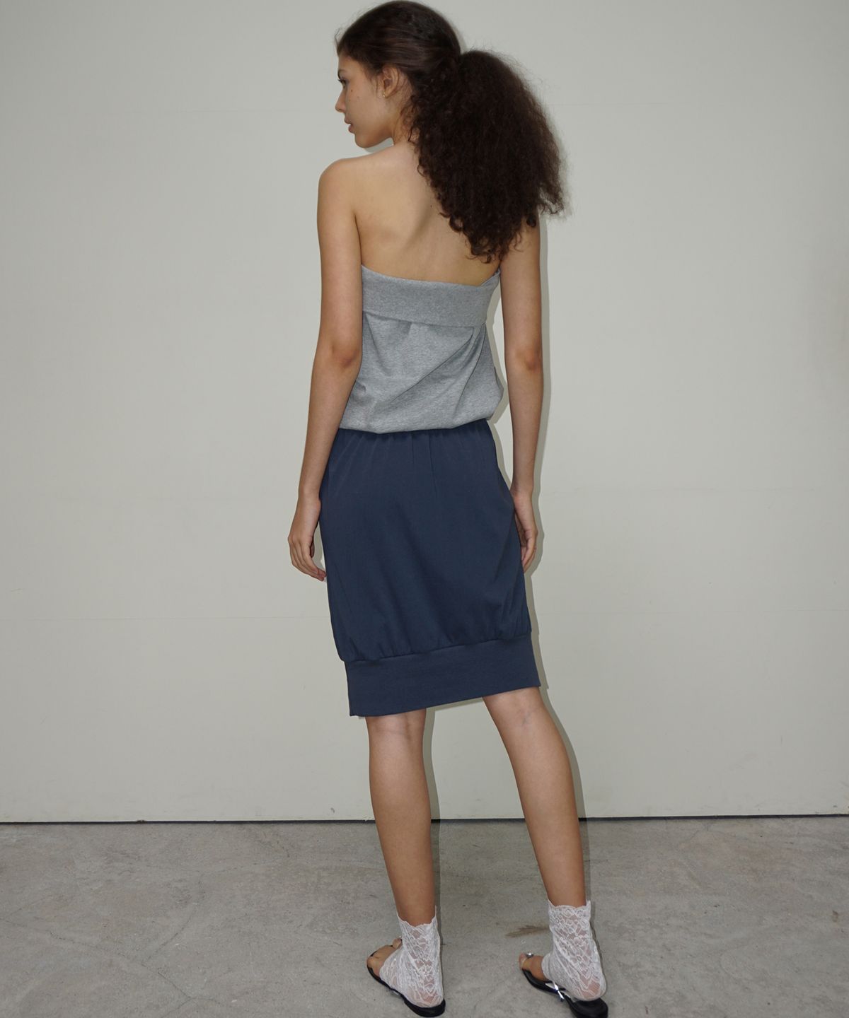 떨스티클럽(THIRSTYCLUB) Soft Top or Skirt - Navy
