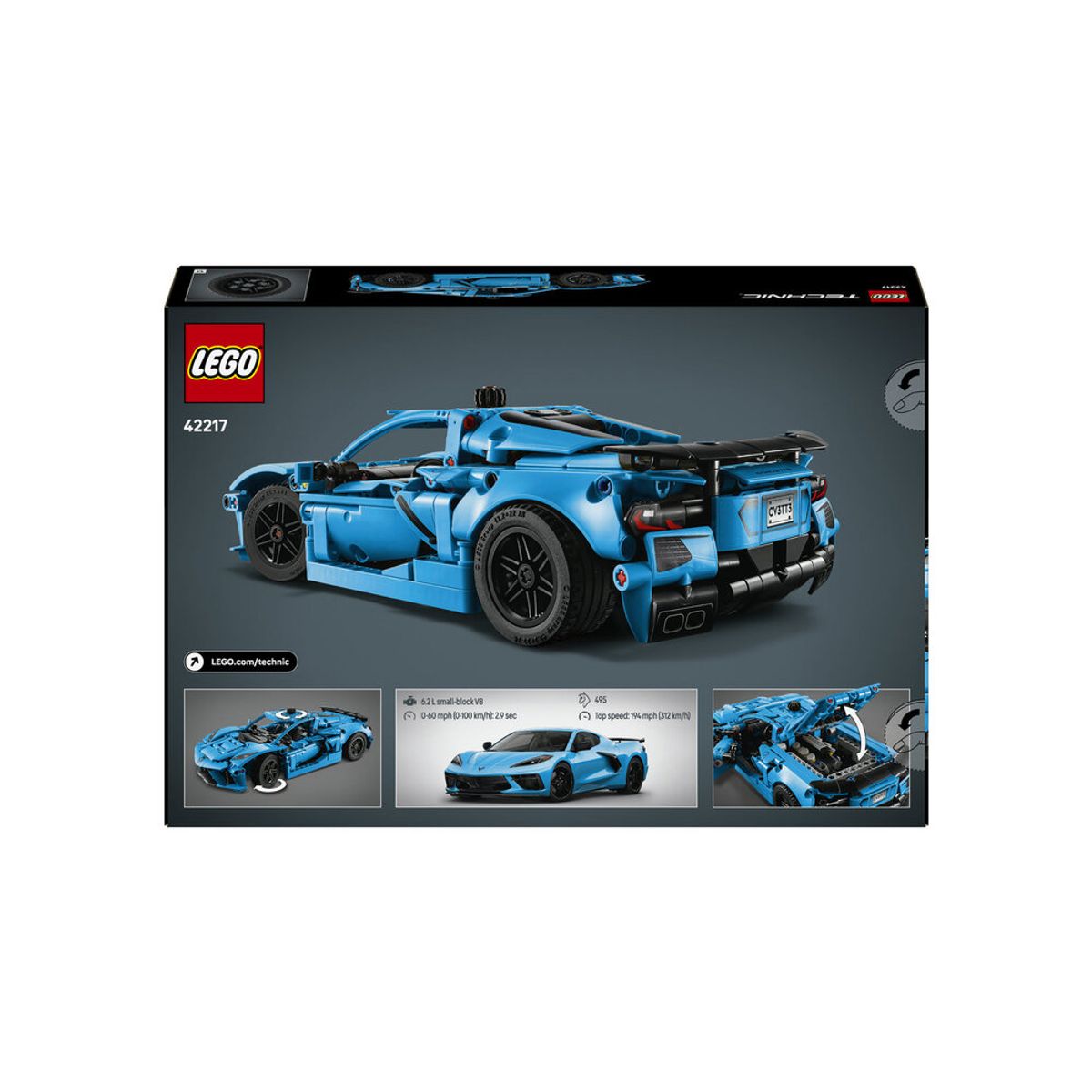 레고(LEGO) 레고 테크닉 42217 Chevrolet Corvette Stingray Blue [레고공식]