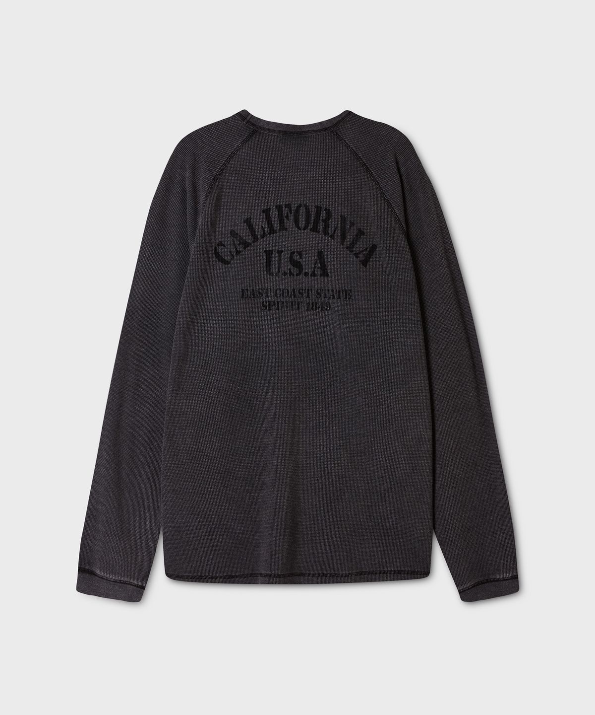 후아유(WHO.A.U) USA Waffle Raglan T-shirt / WHLAG3863U