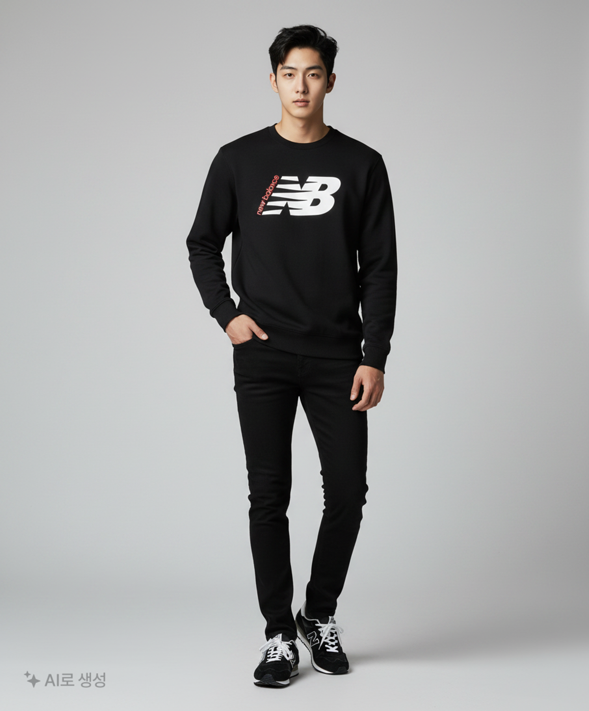 뉴발란스(NEW BALANCE) 맨투맨/스웨트셔츠 M