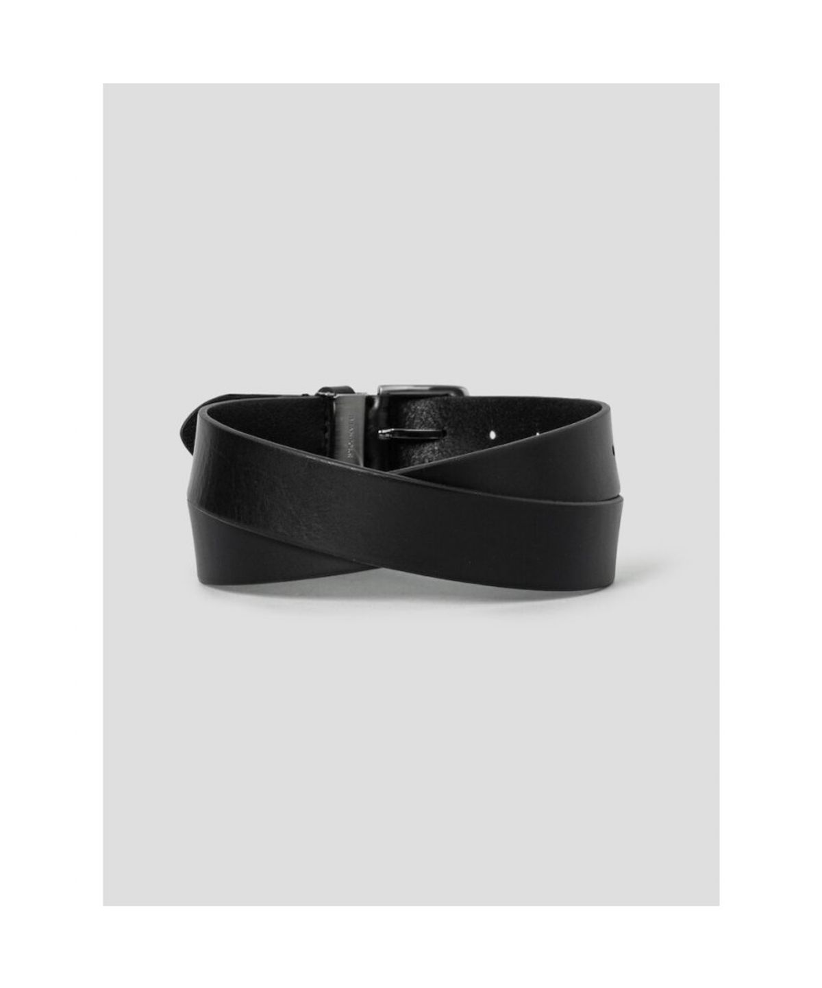 빈폴 액세서리(BEANPOLE ACCESSORY) 통가죽 캐주얼 버클 벨트  블랙