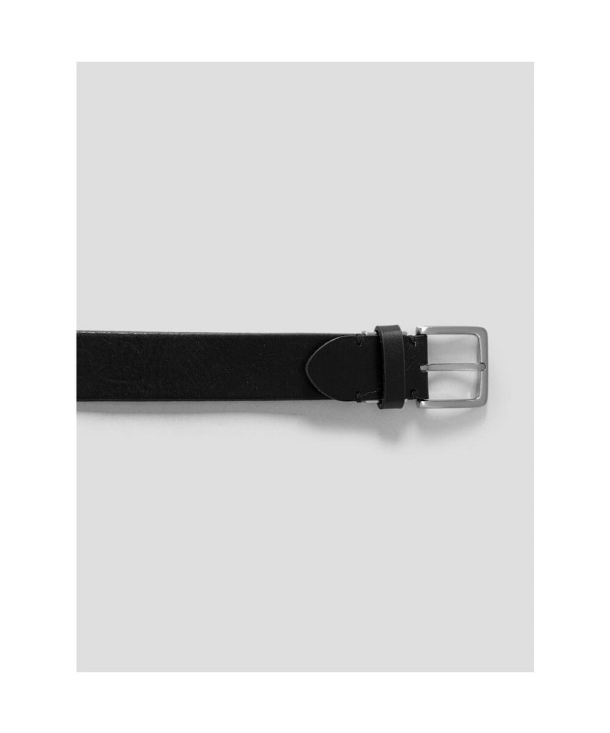 빈폴 액세서리(BEANPOLE ACCESSORY) 통가죽 캐주얼 버클 벨트  블랙