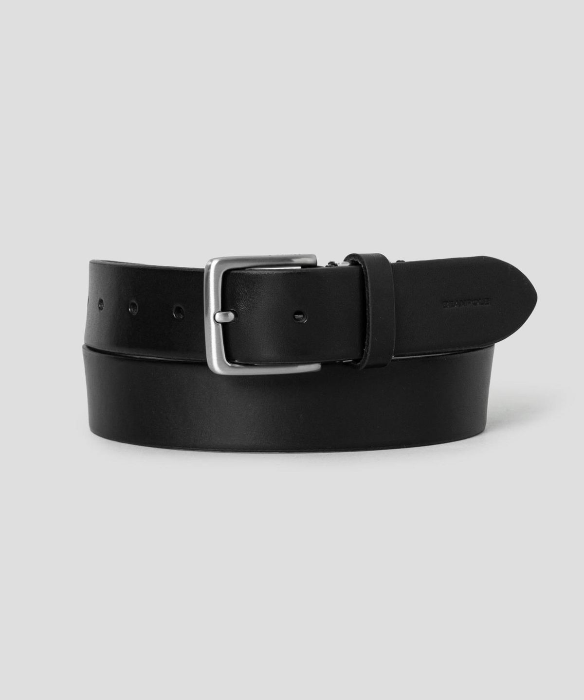 빈폴 액세서리(BEANPOLE ACCESSORY) 통가죽 캐주얼 버클 벨트  블랙