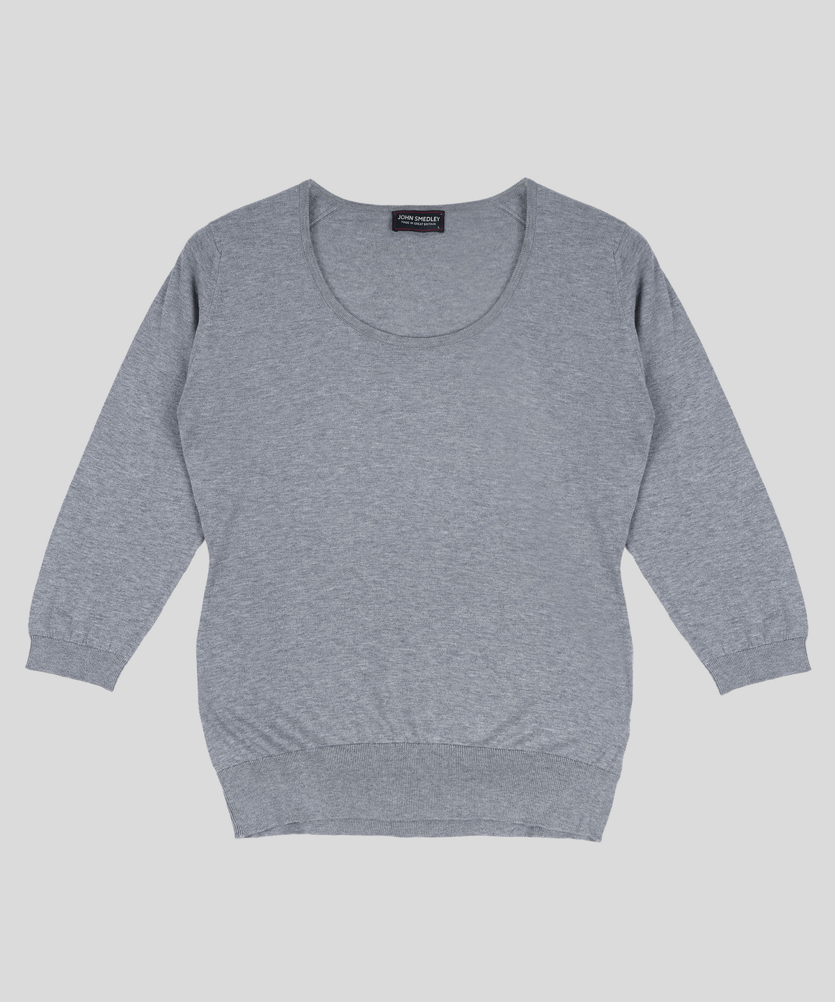 존 스메들리(JOHN SMEDLEY) ISLAND Classic Round-Neck 3/4 Sleeveless Sea Island Cotton Knit Heritage 6 Colors