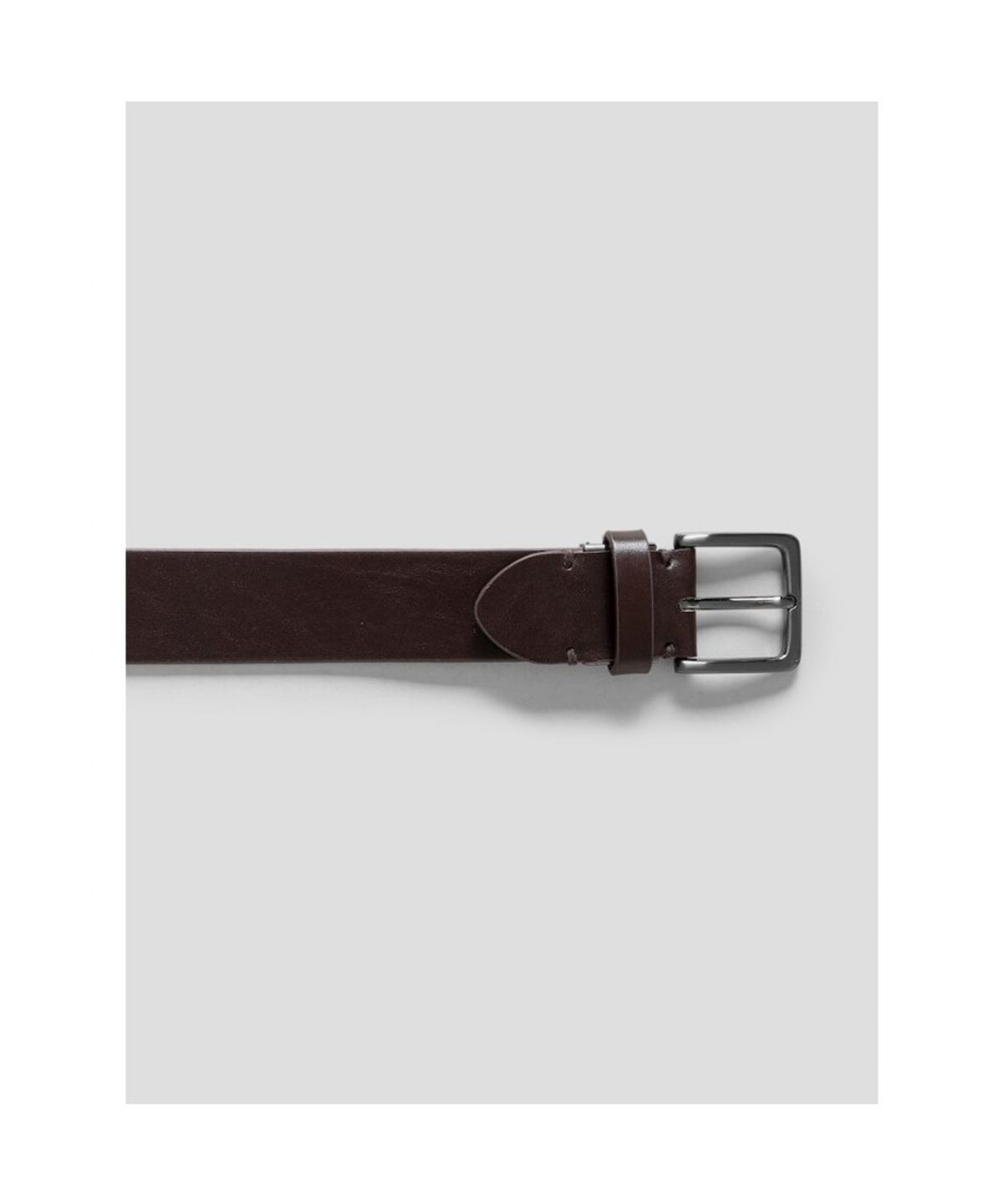 빈폴 액세서리(BEANPOLE ACCESSORY) 통가죽 캐주얼 버클 벨트  브라운