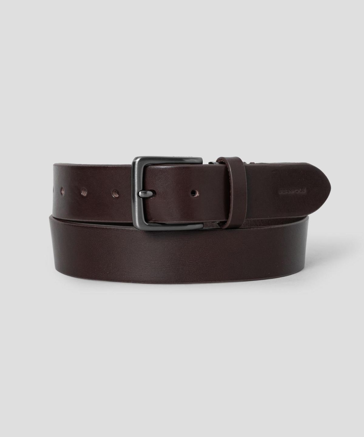 빈폴 액세서리(BEANPOLE ACCESSORY) 통가죽 캐주얼 버클 벨트  브라운