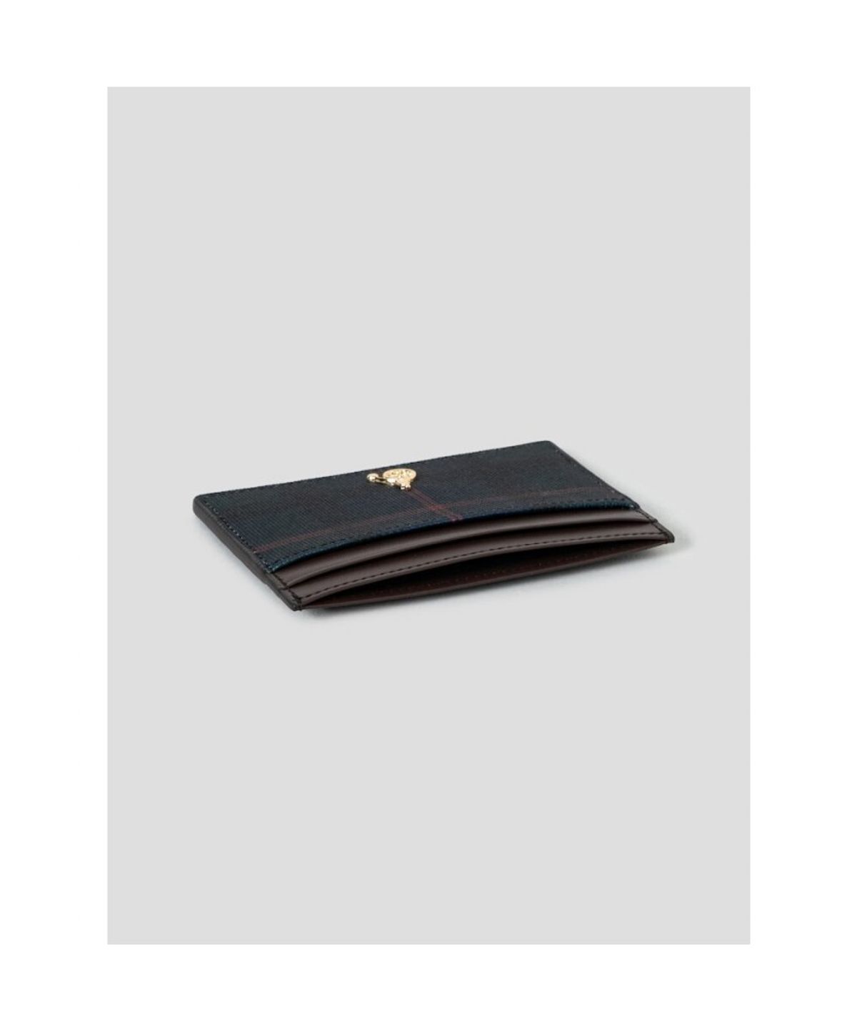 빈폴 액세서리(BEANPOLE ACCESSORY) 블리 낱장 카드지갑(체크 PVC)  그린