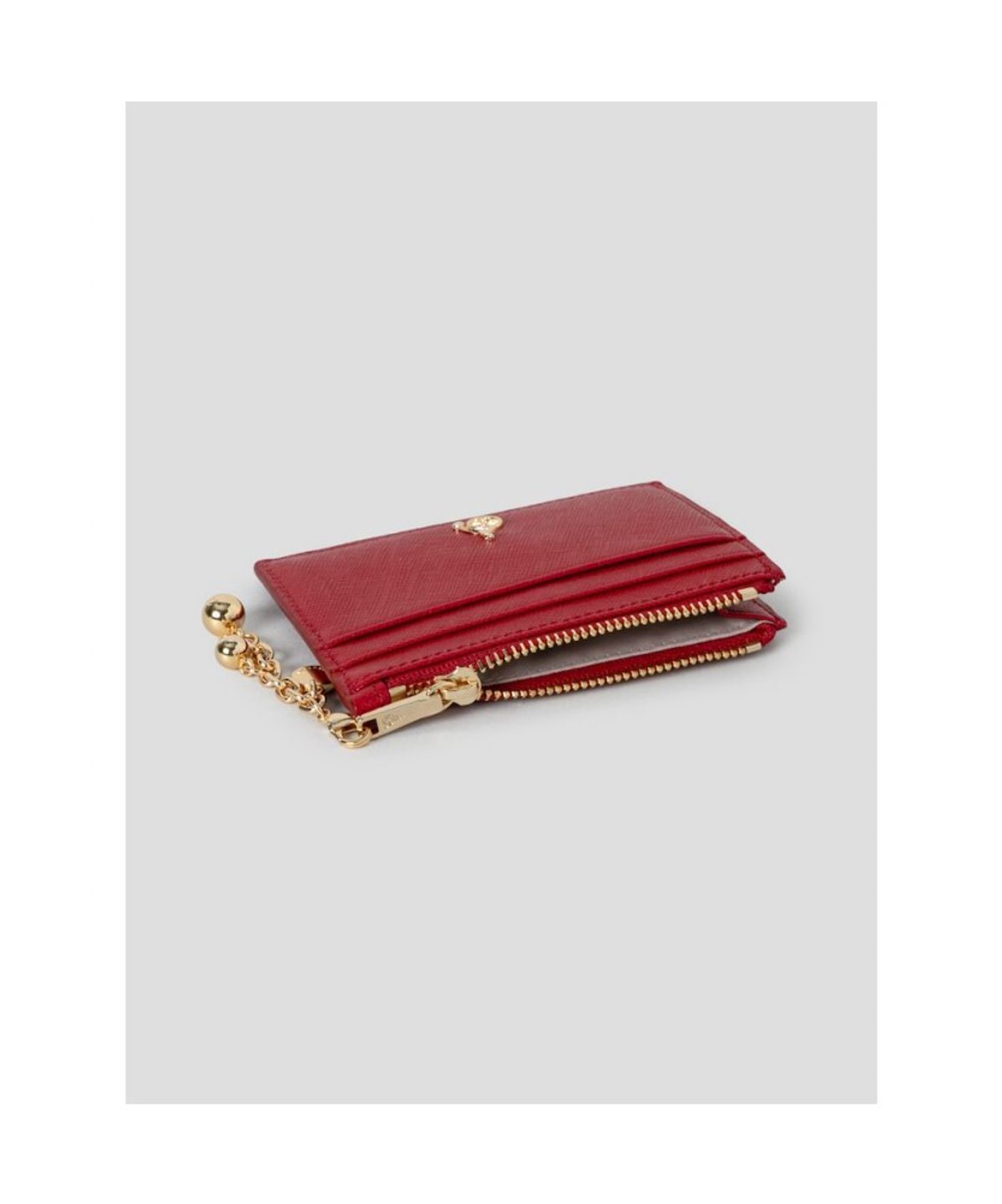 빈폴 액세서리(BEANPOLE ACCESSORY) 루시 지퍼 카드지갑  레드