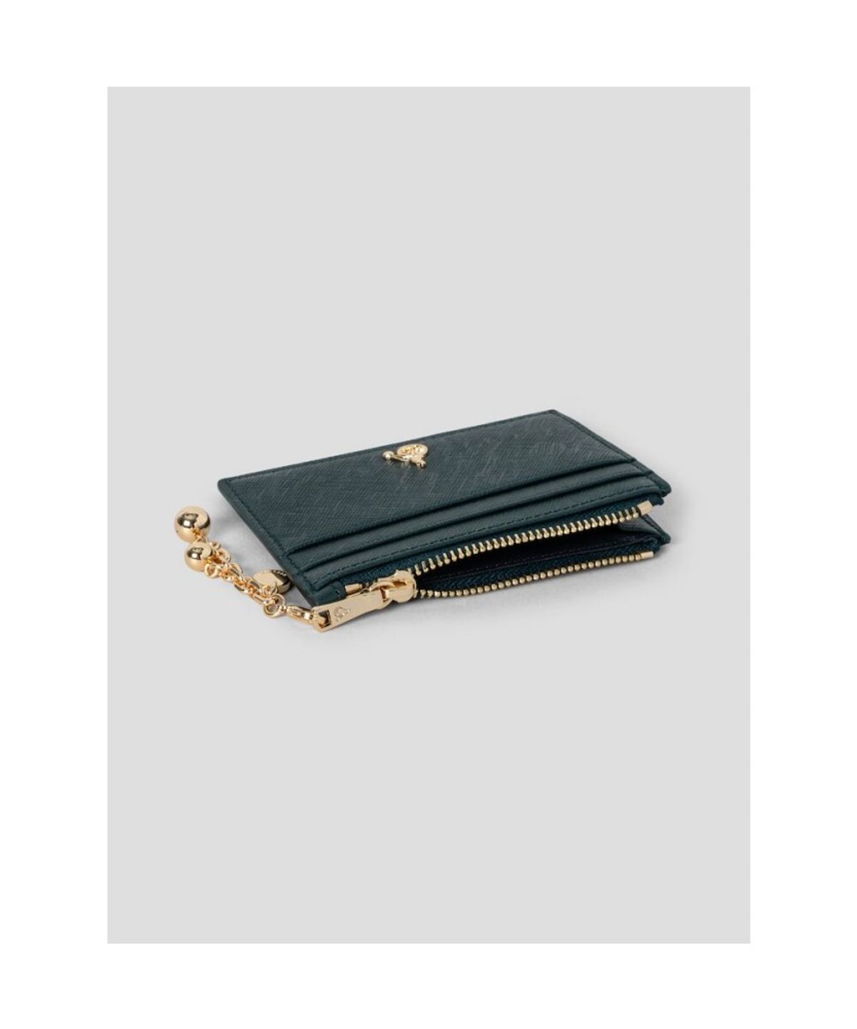 빈폴 액세서리(BEANPOLE ACCESSORY) 루시 지퍼 카드지갑  그린