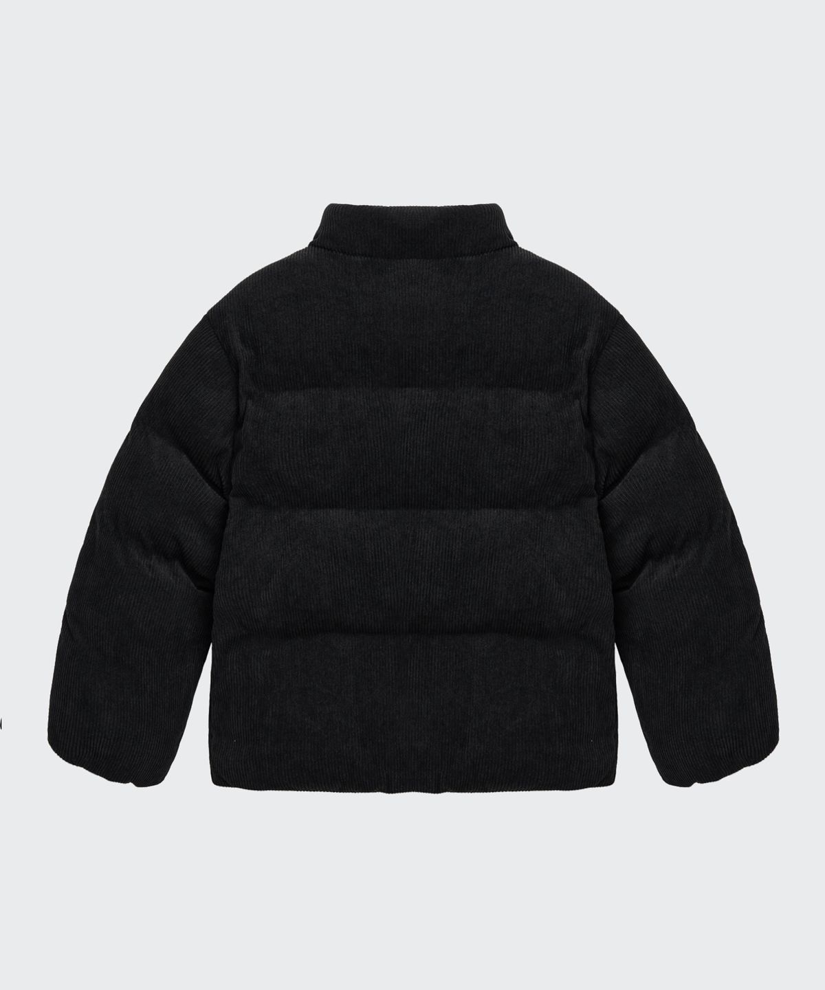 무신사 스탠다드 키즈(MUSINSA STANDARD KIDS) 데일리 푸퍼 코듀로이 숏 패딩 재킷 [블랙]