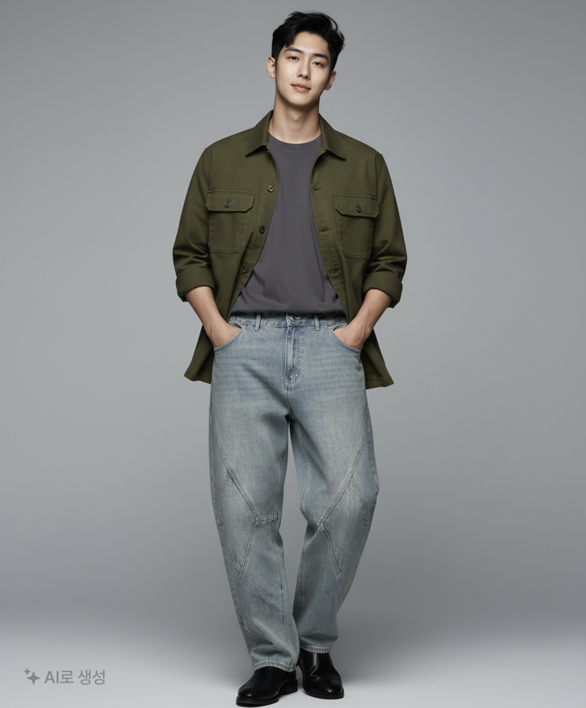 엑스톤즈(XTONZ) 청/데님 팬츠 L