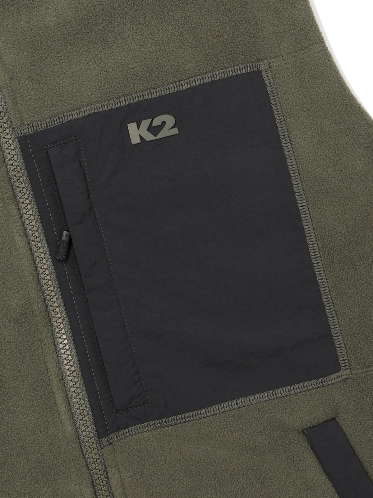 케이투(K2) BOOST_마운틴 본딩 플리스 베스트_OLIVE KHAKI