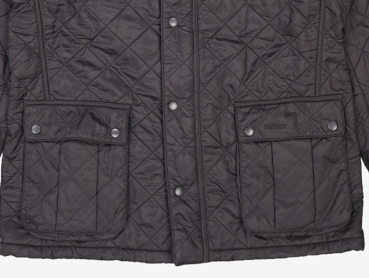 바버(BARBOUR) 남성 블랙 B.Intl Ariel Polarquilt 자켓 (URJA3F005BK) XXL