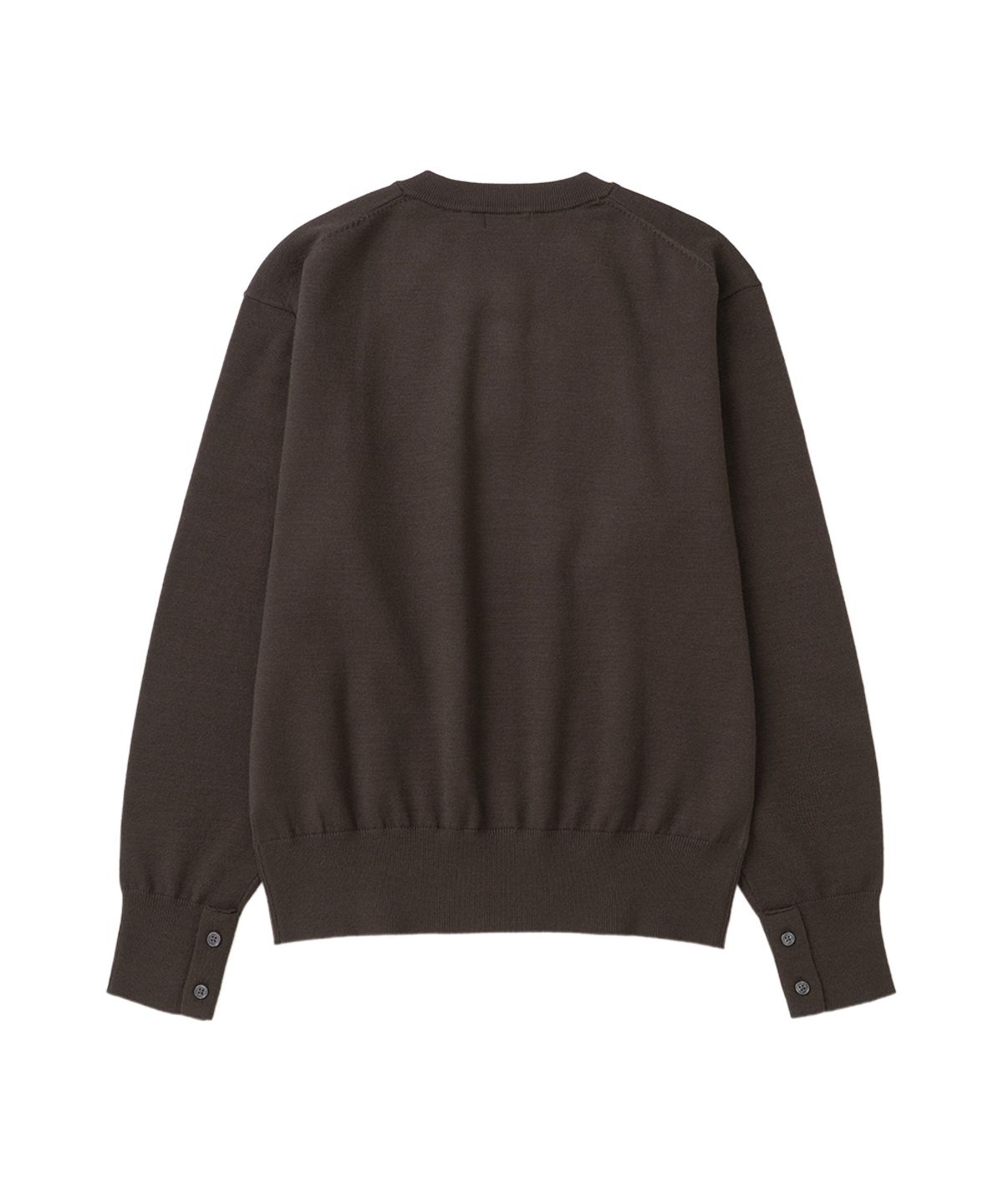 엑스오엑스(XOX) 에센셜 헨리넥 크롭 니트[BROWN]