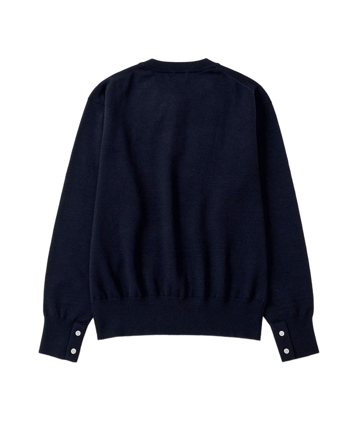 엑스오엑스(XOX) 에센셜 헨리넥 크롭 니트[NAVY]