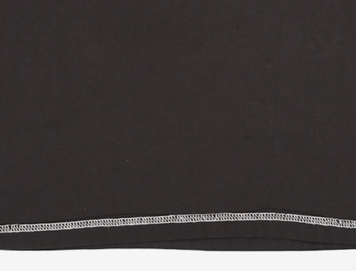 노매뉴얼(NOMANUAL) R.D LONG SLEEVE TEE - BLACK 100